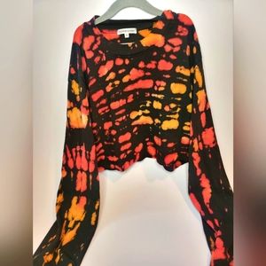 COTTON CITIZEN Tokyo Cropped Long Sleeve Tee, XS